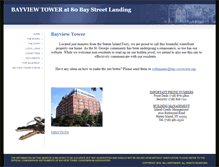 Tablet Screenshot of bayviewtower.org